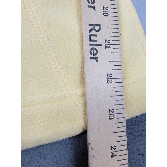 Eddie Bauer Vest Womens Large Yellow Windcutter Fleece 365 Polartec Full Zip - Picture 13 of 15